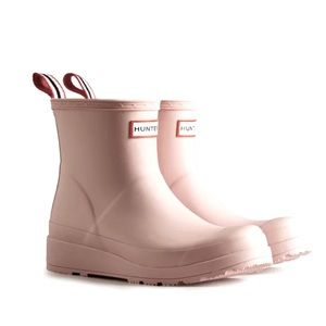 HUNTER short rain boots in pink